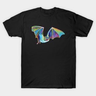 Cute FLYING BAT STICKER by Robert Phelps T-Shirt
